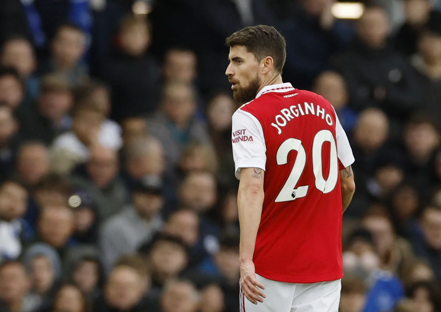 Jorginho all but confirms his next transfer as Arsenal contract winds down