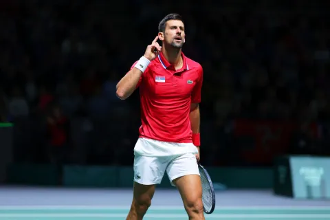 Novak Djokovic told British fans to "shut up" and show "respect" after Serbia defeated the United Kingdom in the Davis Cup quarter-finals