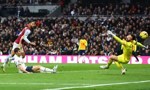 Aston Villa fans were furious after VAR overturned their opener against Sheffield United.

The Villans thought they had broken the deadlock in the 59th minute when Leon Bailey