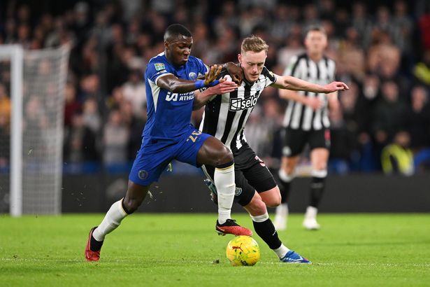 Chelsea's Moises Caicedo was 'LUCKY' to avoid a red card against Newcastle in the Carabao Cup