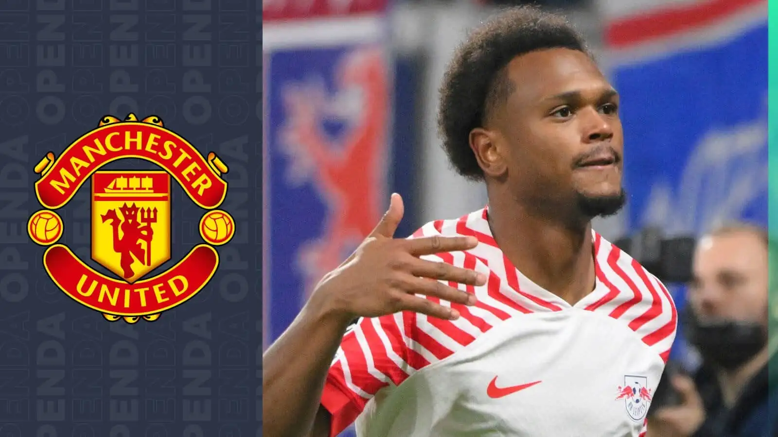 Manchester United are interested in signing RB Leipzig striker Lois Openda in January.