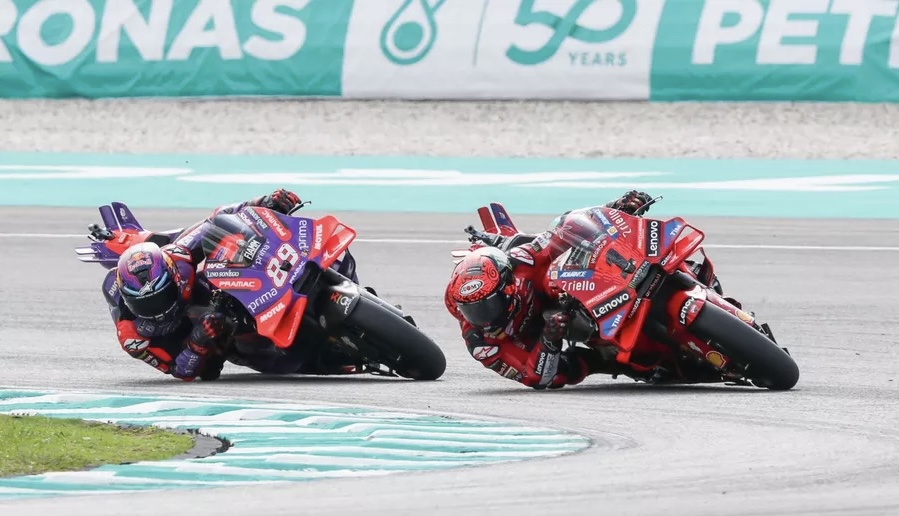 Bagnaia nah Martin